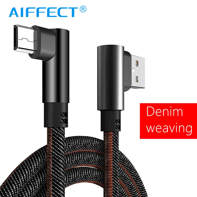 AIFFECT 90 Degree USB Cable For iPhone Fast Charging Micro Cable For Samsung HUAWEI Charger Cable Type C Mobile Phone Data Cable
AIFFECT 90 Degree USB Cable For iPhone Fast Charging Micro Cable For Samsung HUAWEI Charger Cable Type C Mobile Phone Data Cable