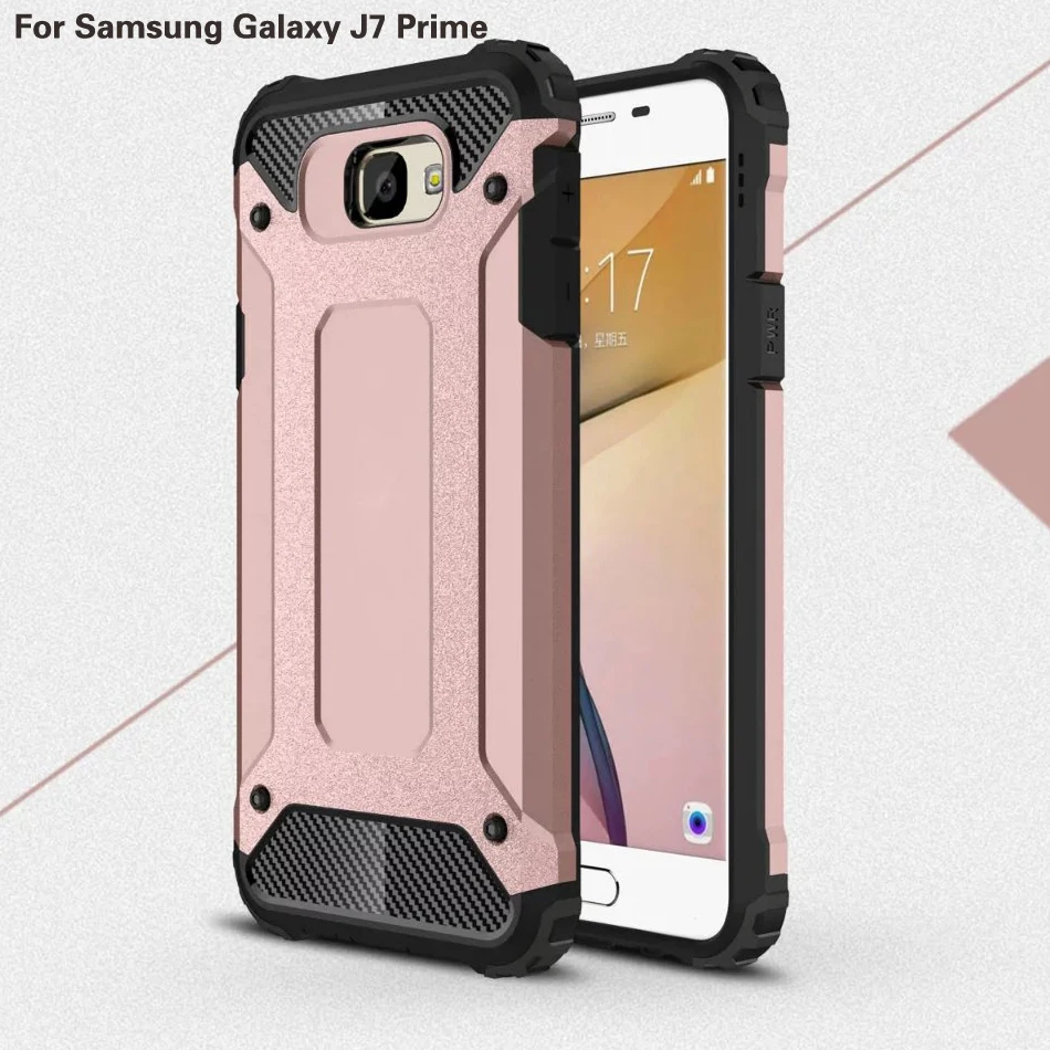 Soft Silicon + PC Hard Armor Anti-knock Back Cover Cases For Samsung Galaxy J7 Prime ( On7 2016 ) Case
Soft Silicon + PC Hard Armor Anti-knock Back Cover Cases For Samsung Galaxy J7 Prime ( On7 2016 ) Case