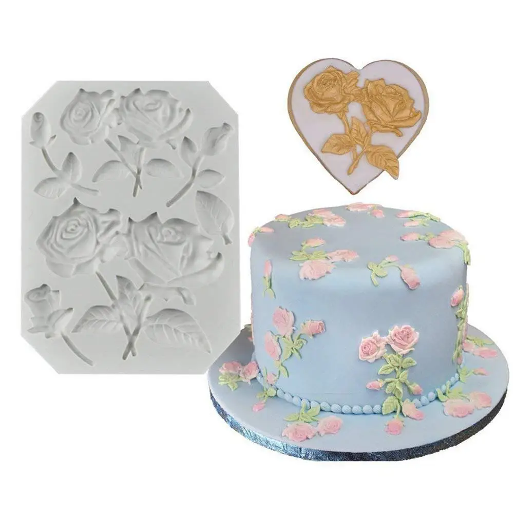 30# Pretty Flower Design Rose Cake Fondant Chocolate Mold Decorate Cookie Biscuit DIY Baking Tool Silicone Mold
30# Pretty Flower Design Rose Cake Fondant Chocolate Mold Decorate Cookie Biscuit DIY Baking Tool Silicone Mold