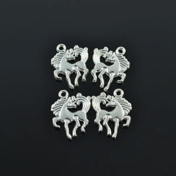 20pcs Silver Plated horse Charms alloy Pendants for Bracelet Necklace Jewelry Making Accessories DIY 20*16mm 1705
20pcs Silver Plated horse Charms alloy Pendants for Bracelet Necklace Jewelry Making Accessories DIY 20*16mm 1705