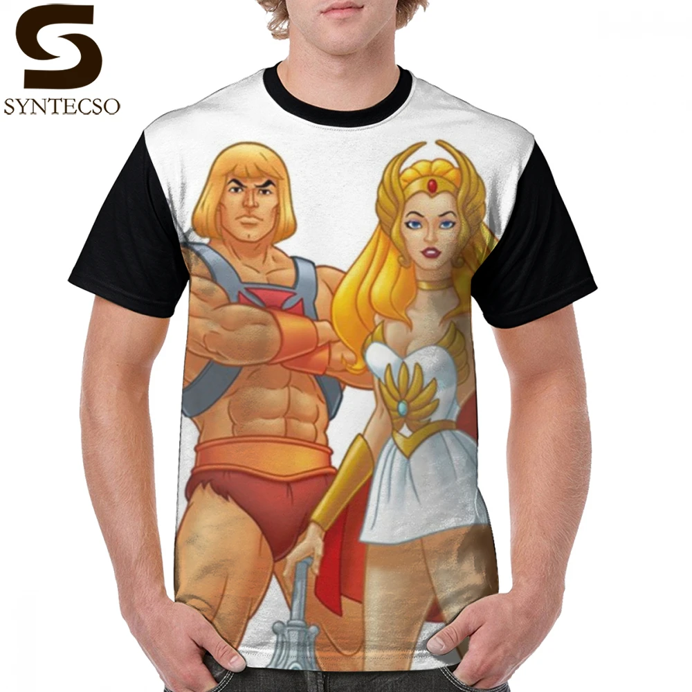 He Man T Shirt He-Man And She-Ra T-Shirt Printed Male Graphic Tee Shirt Cute Casual Polyester Short Sleeve 4xl Tshirt
He Man T Shirt He-Man And She-Ra T-Shirt Printed Male Graphic Tee Shirt Cute Casual Polyester Short Sleeve 4xl Tshirt