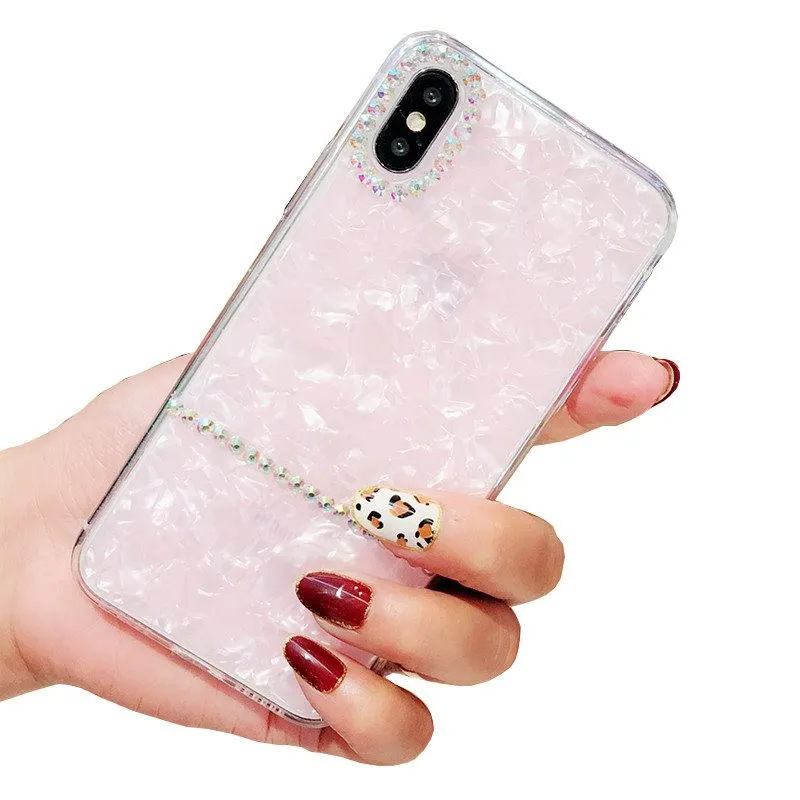 Bling Clear Phone Cases For iphone X XR 8 7 6 6S PLUS for XS Transparent Rhinestone covers xs max |
