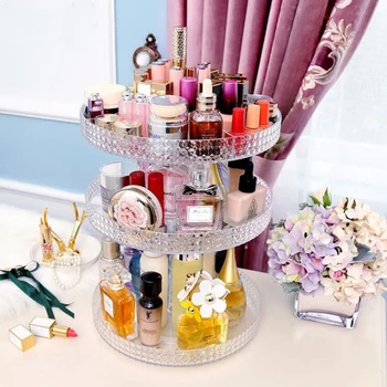 Transparent Makeup Organizer Rotating Storage Box Cosmetic Storage Box Makeup Organizer Jewelry Storage Case -4
Transparent Makeup Organizer Rotating Storage Box Cosmetic Storage Box Makeup Organizer Jewelry Storage Case -4