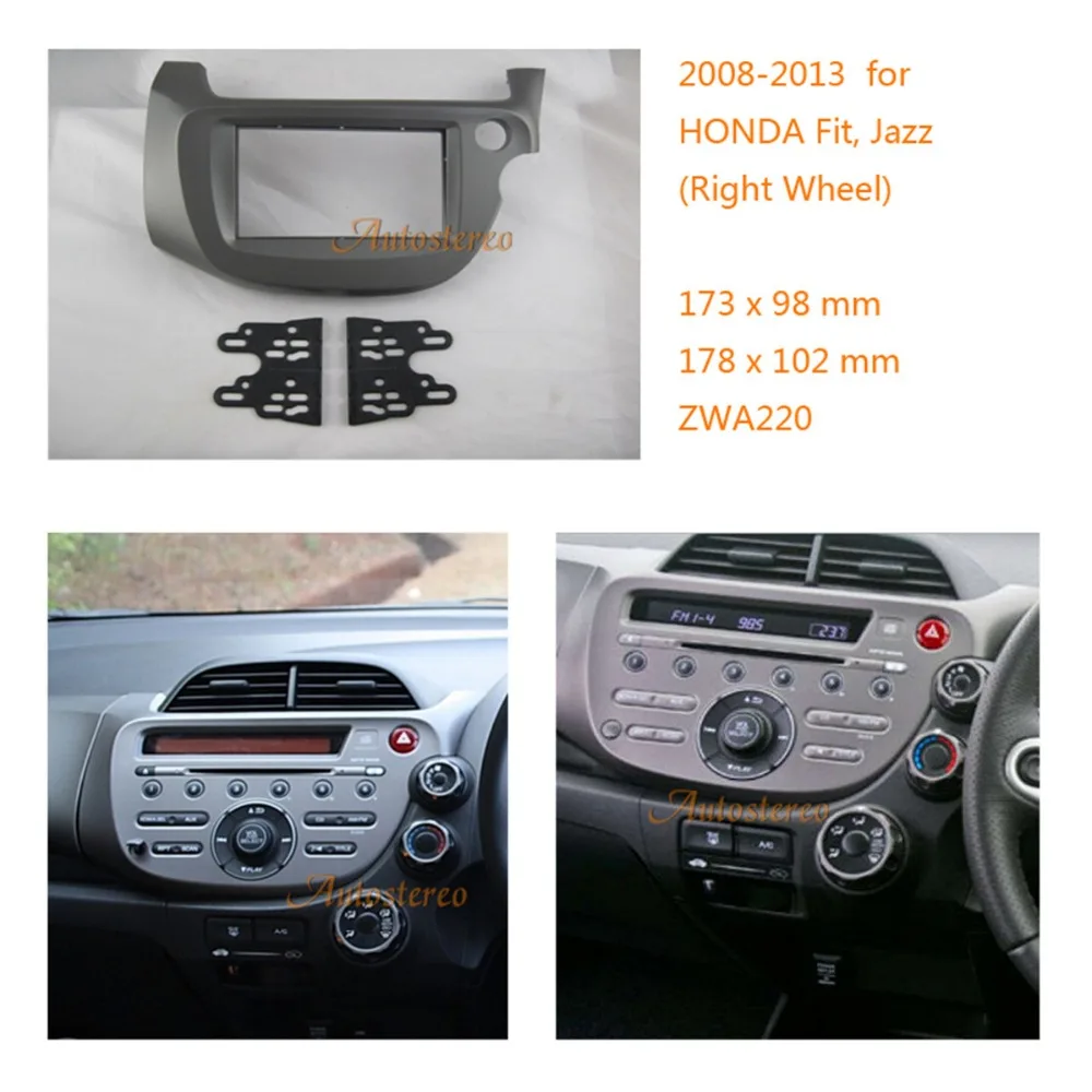 Car CD Radio Stereo Fascia Full Kit for HONDA Fit,Jazz(Left and Right Wheel) Stereo Fascia Dash CD Trim Installation Kit 11-220
Car CD Radio Stereo Fascia Full Kit for HONDA Fit,Jazz(Left and Right Wheel) Stereo Fascia Dash CD Trim Installation Kit 11-220
