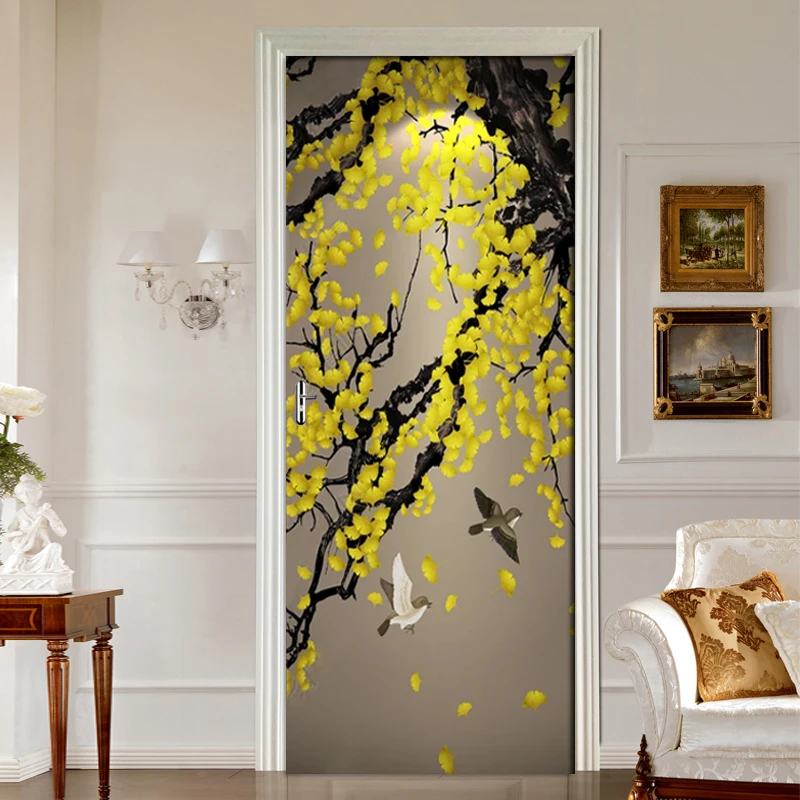 New Hand Painted Ginkgo Flower Wall Mural Wallpaper Stickers Vinyl Waterproof Removable Decals for Home Room Decoration Poster
New Hand Painted Ginkgo Flower Wall Mural Wallpaper Stickers Vinyl Waterproof Removable Decals for Home Room Decoration Poster