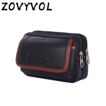 ZOVYVOL Men Genuine Leather Waist Bag Multi-pocket and Multiple Zipper Belt Bag Adjustable Belt Fanny Pack Shopping Phone Bags
ZOVYVOL Men Genuine Leather Waist Bag Multi-pocket and Multiple Zipper Belt Bag Adjustable Belt Fanny Pack Shopping Phone Bags