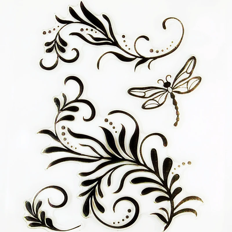 YLCS037 Dragonfly Leaves Silicone Clear Stamps For Scrapbooking DIY Album Cards Decoration Transparent Rubber Stamp 14*18cm
YLCS037 Dragonfly Leaves Silicone Clear Stamps For Scrapbooking DIY Album Cards Decoration Transparent Rubber Stamp 14*18cm