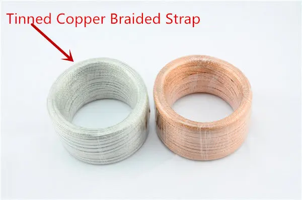 1PCS CB008 Tinned Copper Braided Strap 4 mm2 Copper Band Copper Strip Copper wire Length 1 Meter Free shipping
1PCS CB008 Tinned Copper Braided Strap 4 mm2 Copper Band Copper Strip Copper wire Length 1 Meter Free shipping