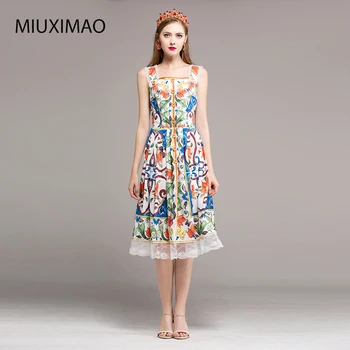Europe Fashion 2017 Autumn Newest Slash Neck Spaghetti Strap Porcelain Print Lace Patchwork Elegant Knee-Length Dress Women
Europe Fashion 2017 Autumn Newest Slash Neck Spaghetti Strap Porcelain Print Lace Patchwork Elegant Knee-Length Dress Women