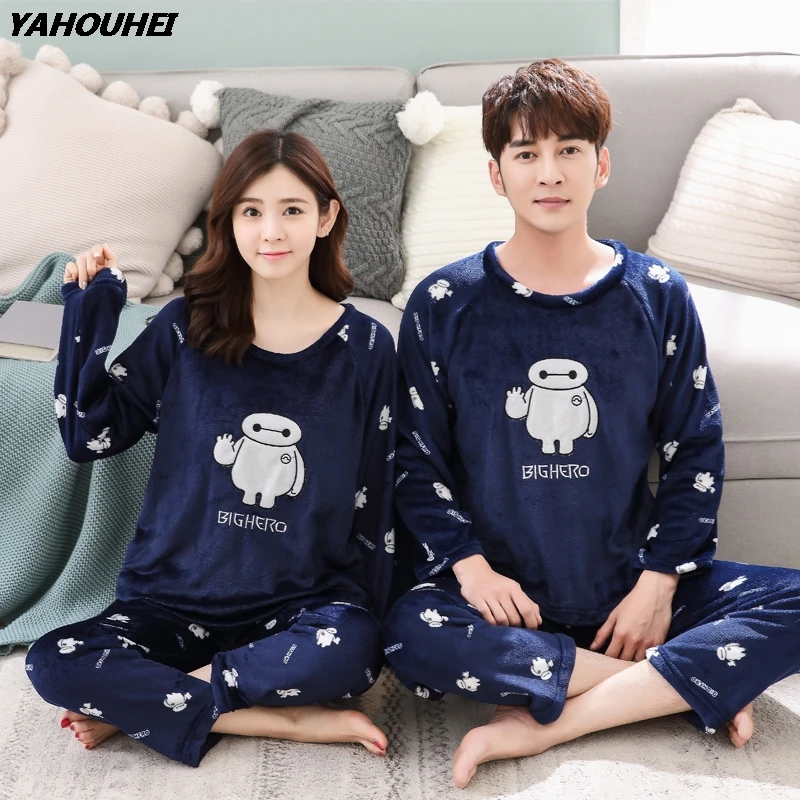 Autumn Winter Couples Thick Warm Flannel Pajama Sets For Women Long Sleeve Coral Velvet Pyjama Female Cartoon Sleepwear Homewear
Autumn Winter Couples Thick Warm Flannel Pajama Sets For Women Long Sleeve Coral Velvet Pyjama Female Cartoon Sleepwear Homewear