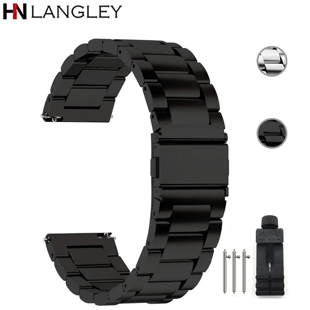 Gear S3 Frontier Classic Band For Samsung Galaxy Watch 46mm R800 Band 22 mm Solid Stainless Steel Bracelet Strap With Free Tool
Gear S3 Frontier Classic Band For Samsung Galaxy Watch 46mm R800 Band 22 mm Solid Stainless Steel Bracelet Strap With Free Tool