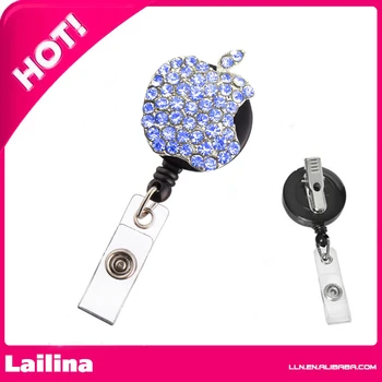 Rhinestone Apple shape Blue Petal Bling - Unique Badge Reel - Stylish ID Badge Clip - Nurse Jewelry - Teacher Gift - RN Badge
Rhinestone Apple shape Blue Petal Bling - Unique Badge Reel - Stylish ID Badge Clip - Nurse Jewelry - Teacher Gift - RN Badge