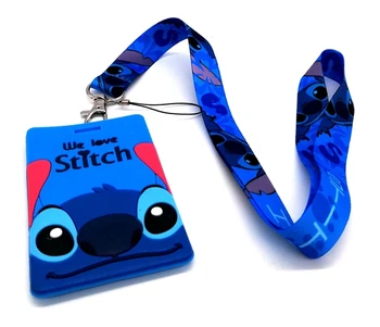 10 pcs cartoon stitch Named Card Holder Identity Badge with Lanyard Neck Strap Card Bus ID Holders With Key Chain L281
10 pcs cartoon stitch Named Card Holder Identity Badge with Lanyard Neck Strap Card Bus ID Holders With Key Chain L281