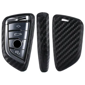 Carbon Fiber Pattern Silicone Auto Key Cover Case For BMW X5 X6 X4 X3 1 2 Series Smart Keys Car key Holder Keychain
Carbon Fiber Pattern Silicone Auto Key Cover Case For BMW X5 X6 X4 X3 1 2 Series Smart Keys Car key Holder Keychain