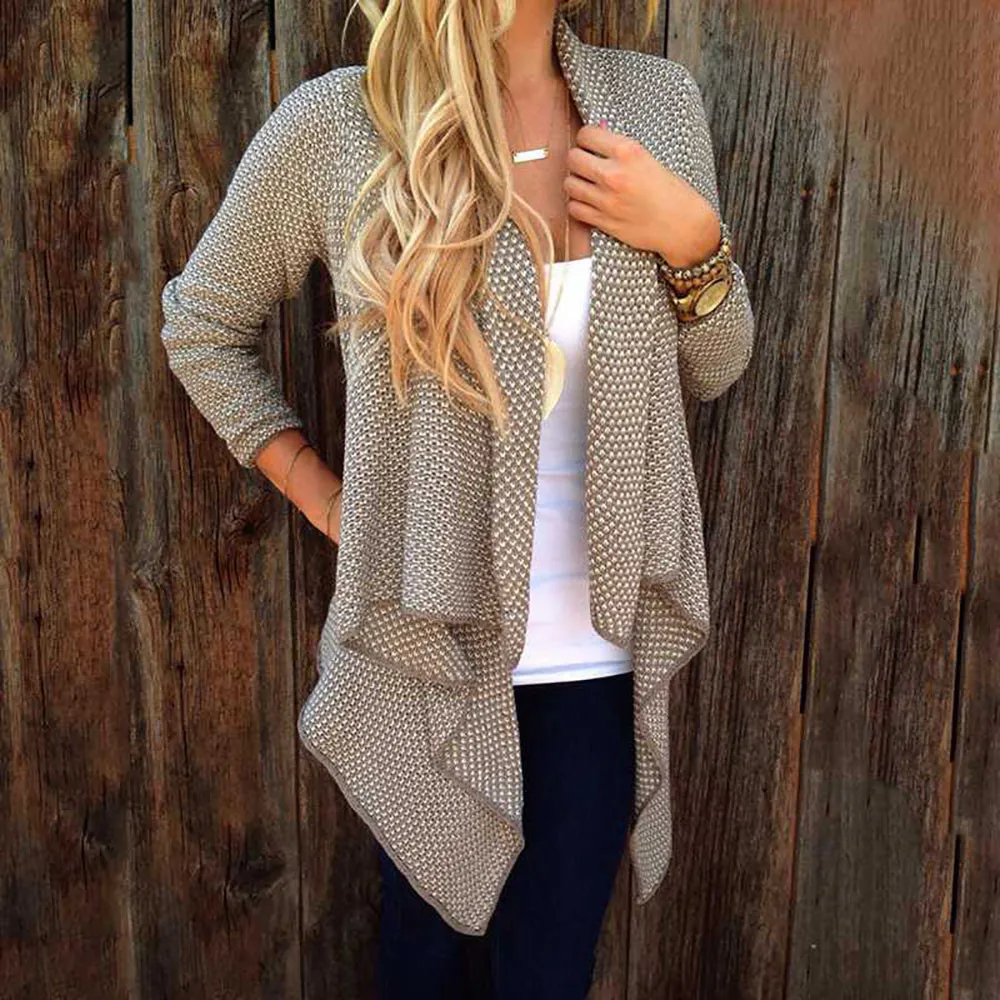 2019 Autumn Winter Fashion Women Long Sleeve Loose Knitting Cardigan Sweater Women Knitted Female Cardigan Pull Femme
2019 Autumn Winter Fashion Women Long Sleeve Loose Knitting Cardigan Sweater Women Knitted Female Cardigan Pull Femme
