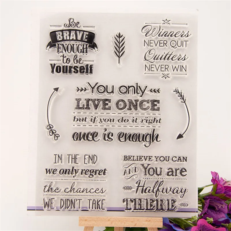 letter Design"Believe yourself" Transparent Stamp DIY Scrapbooking for wedding gift christmas gift for paper card CC-063 
letter Design"Believe yourself" Transparent Stamp DIY Scrapbooking for wedding gift christmas gift for paper card CC-063