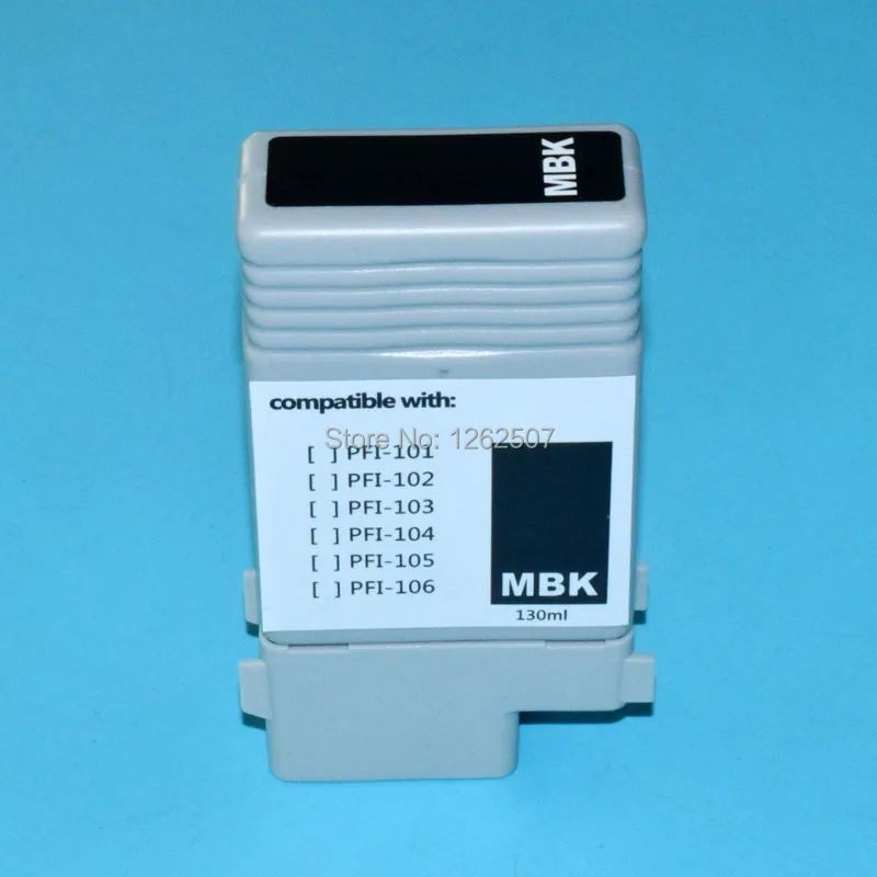 130ML 6Colors Empty Compatible Ink Cartridge Without Chip For Canon IPF500 IPF510 IPF600 IPF610 IPF605 Printers
130ML 6Colors Empty Compatible Ink Cartridge Without Chip For Canon IPF500 IPF510 IPF600 IPF610 IPF605 Printers