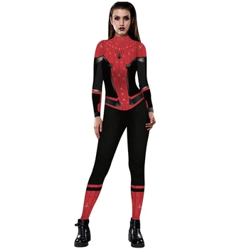 7 Style Halloween Spiderman Costume Long Sleeve 3D Print Bodysuit Rompers Party Role Play Women Jumpsuit Playsuit Fitness
7 Style Halloween Spiderman Costume Long Sleeve 3D Print Bodysuit Rompers Party Role Play Women Jumpsuit Playsuit Fitness