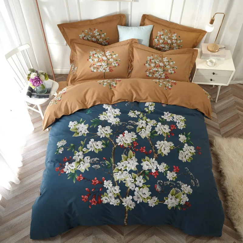 Flower Tree Tropical Leaf Bedding Set Queen King Size Bedsheets Duvet Covers Soft Brushed Cotton Printed Home Textiles
Flower Tree Tropical Leaf Bedding Set Queen King Size Bedsheets Duvet Covers Soft Brushed Cotton Printed Home Textiles