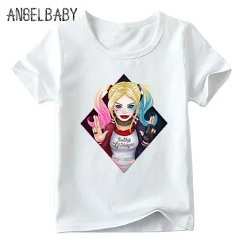 Children Suicide Squad Harley Quinn Print T shirt Boys and Girls Summer White Tops Kids Casual Clothes,HKP5079
Children Suicide Squad Harley Quinn Print T shirt Boys and Girls Summer White Tops Kids Casual Clothes,HKP5079