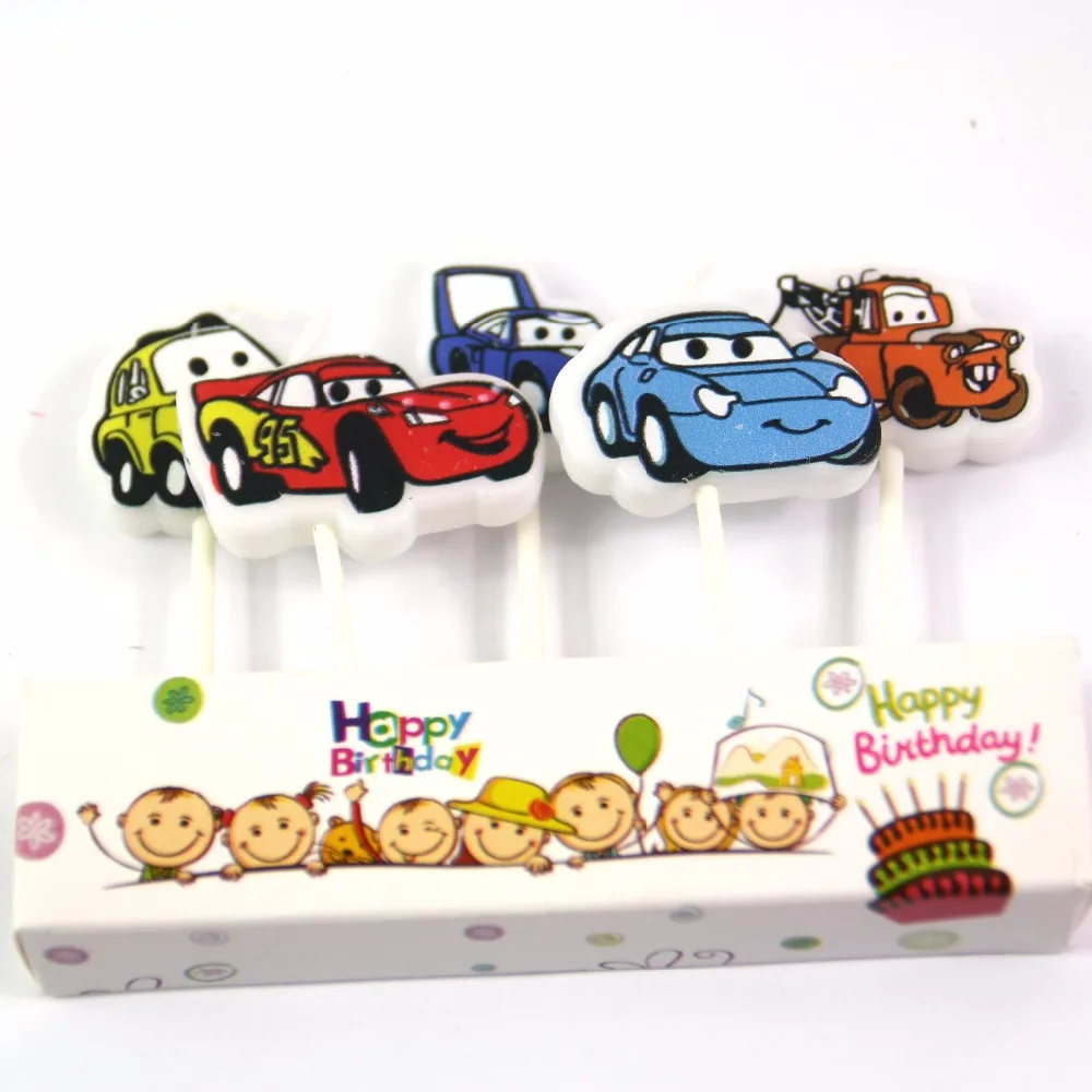 5Pcs/pack Disney Car Theme Cake Candles Cartoon Party Candles Happy Birthday Party Cake Topper Party Decor Supplies
5Pcs/pack Disney Car Theme Cake Candles Cartoon Party Candles Happy Birthday Party Cake Topper Party Decor Supplies