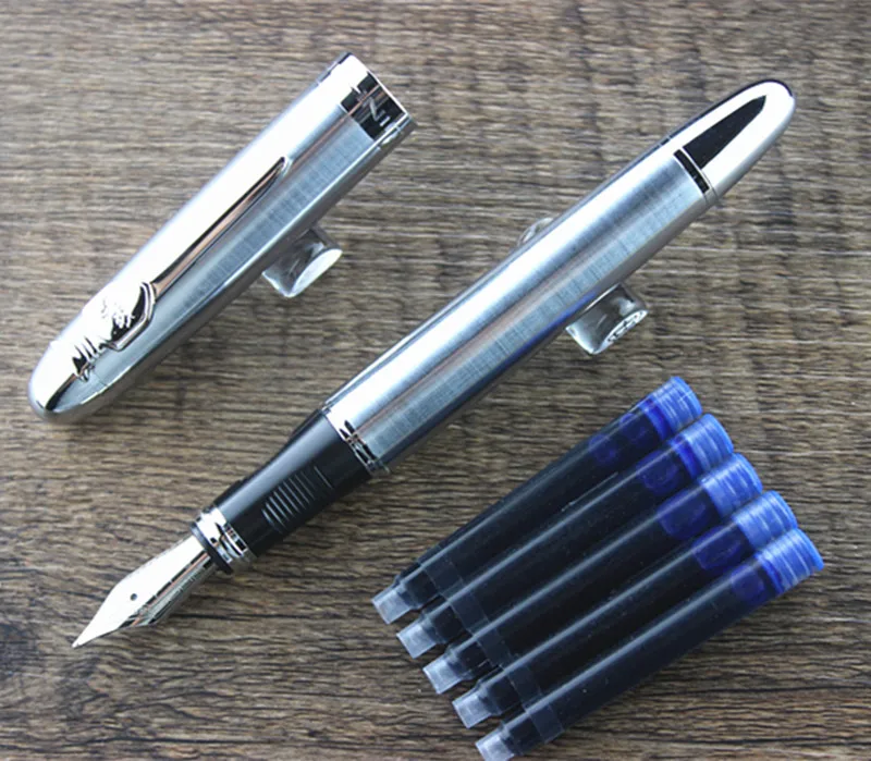 JINHAO X450 NOBLE 18KGP 0.5 mm BROAD NIB FOUNTAIN PEN GREY BUSINESS OFFICE STATIONERY 5 COLORS SELECT
JINHAO X450 NOBLE 18KGP 0.5 mm BROAD NIB FOUNTAIN PEN GREY BUSINESS OFFICE STATIONERY 5 COLORS SELECT