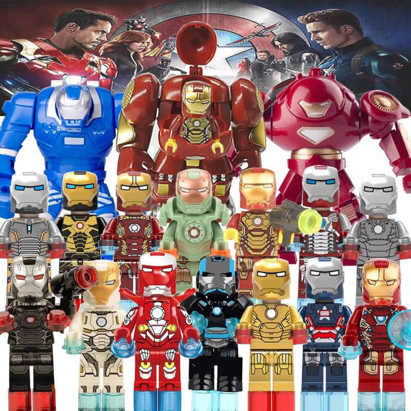 17pcs Super Heroes Iron man hulk buster serials War Machine MK38 Igor Action Building Blocks Children Gift Toys
17pcs Super Heroes Iron man hulk buster serials War Machine MK38 Igor Action Building Blocks Children Gift Toys