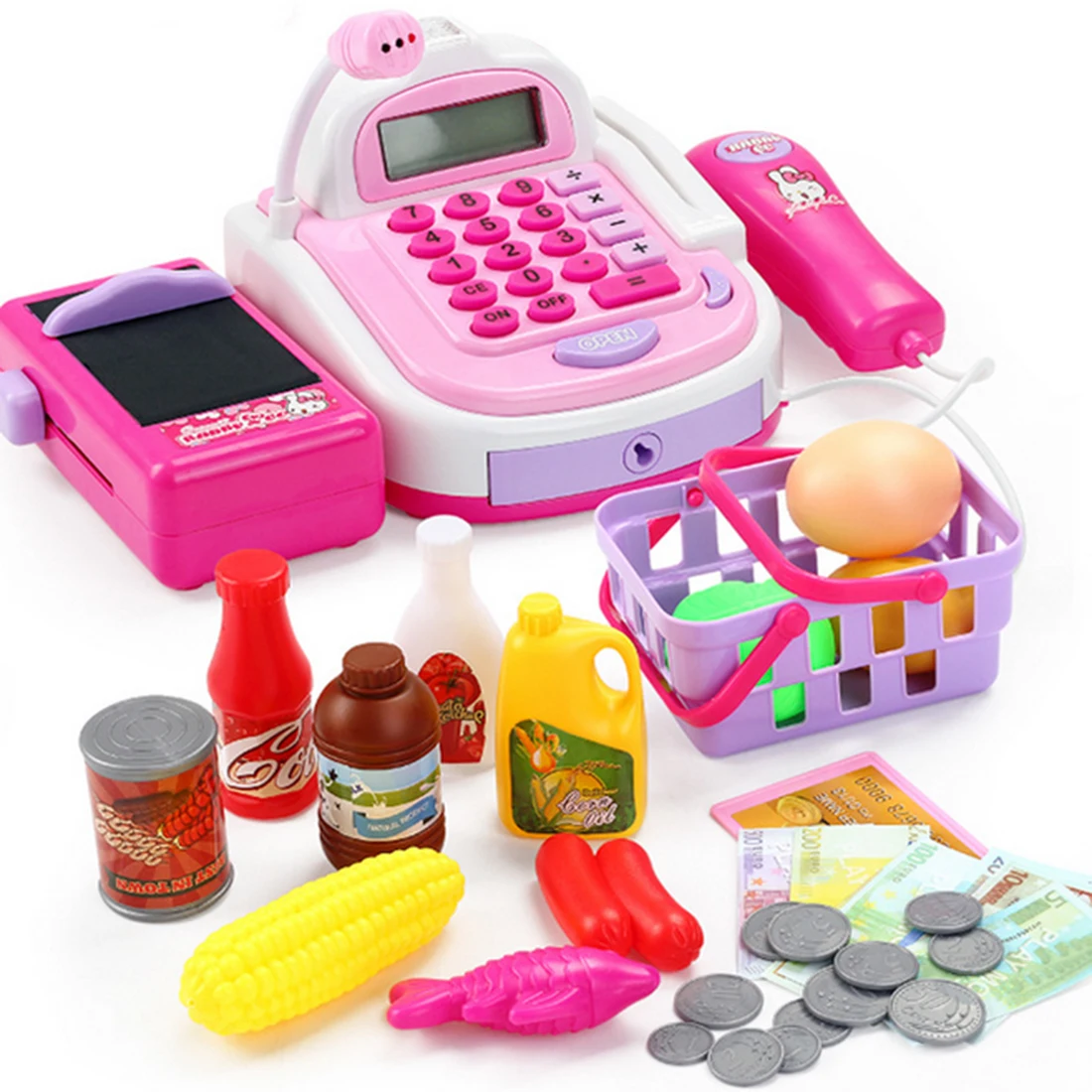 Electronic Supermarket Cash Register Toy Shopping Cart Machine With Sound Pretend Play Cashier Toys For Kids Christmas Gifts
Electronic Supermarket Cash Register Toy Shopping Cart Machine With Sound Pretend Play Cashier Toys For Kids Christmas Gifts