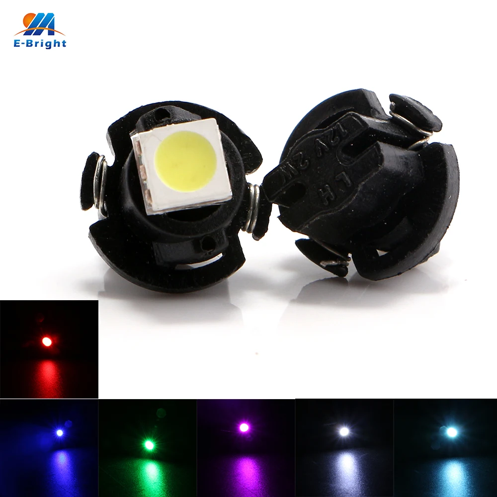 300pcs/lot Multi Colors 12V T5 Leds 5050 1 SMD Led Bulb Car Interior Reading Light Wedge Light Indicator Lamp 20Lm
300pcs/lot Multi Colors 12V T5 Leds 5050 1 SMD Led Bulb Car Interior Reading Light Wedge Light Indicator Lamp 20Lm