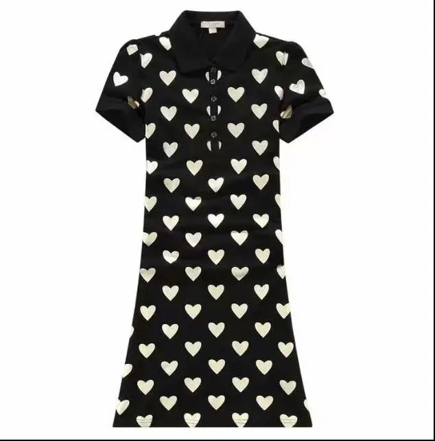 Summer Heart shape Print Knee-Length Shirt Dresses Women 2019 Casual Turn-down Polo Straight Dress Female Pockets Cotton Clothes
Summer Heart shape Print Knee-Length Shirt Dresses Women 2019 Casual Turn-down Polo Straight Dress Female Pockets Cotton Clothes