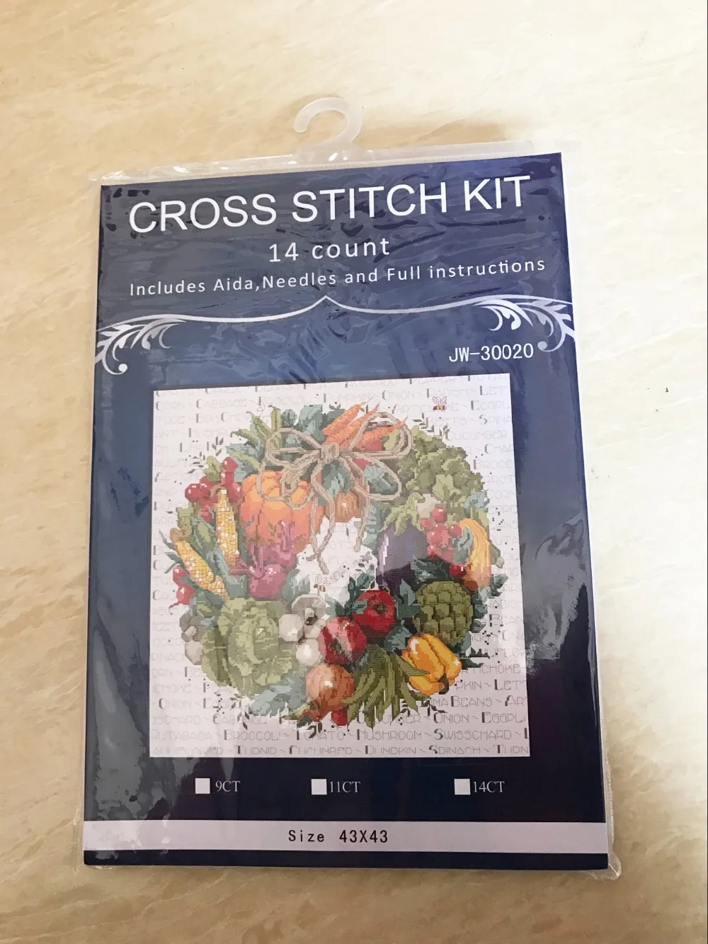 45X45CM, 14CT Top Quality lovely beautiful counted cross stitch kit vegetable wreath garland Janlynn
45X45CM, 14CT Top Quality lovely beautiful counted cross stitch kit vegetable wreath garland Janlynn