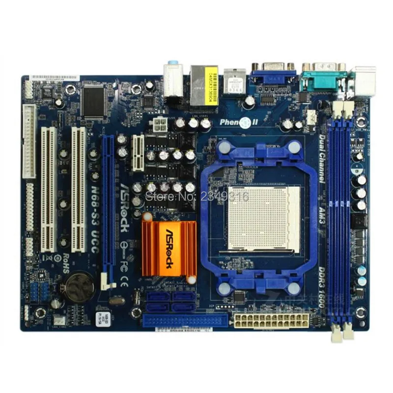 For ASRock N68-S3 UCC Original Used Desktop Motherboard Socket AM3 AM2 DDR3 SATA2 USB2.0
For ASRock N68-S3 UCC Original Used Desktop Motherboard Socket AM3 AM2 DDR3 SATA2 USB2.0