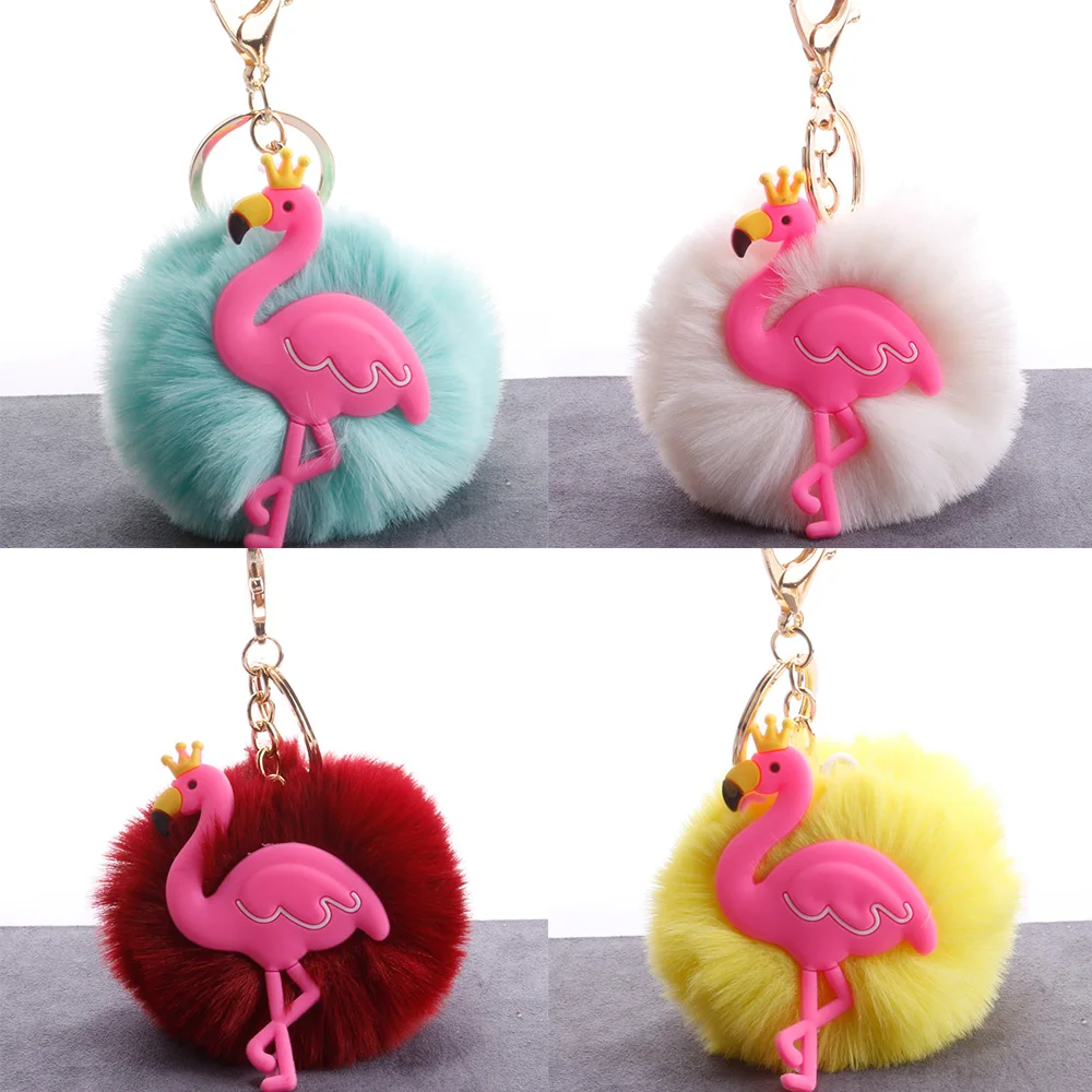 Women Fashion Creative Cartoon Flamingo Fur Ball Pompom Pendant Keychain Bag Hangings Accessories Decoration Gifts
Women Fashion Creative Cartoon Flamingo Fur Ball Pompom Pendant Keychain Bag Hangings Accessories Decoration Gifts