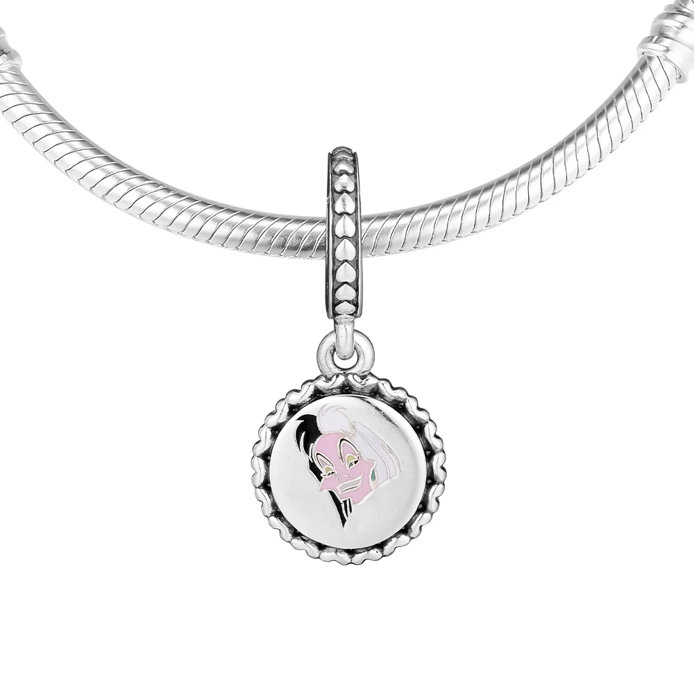 DIY Fits for Pandora Charms Bracelets features Cruella De Vil Beads 100% 925 Sterling-Silver-Jewelry Free Shipping
DIY Fits for Pandora Charms Bracelets features Cruella De Vil Beads 100% 925 Sterling-Silver-Jewelry Free Shipping
