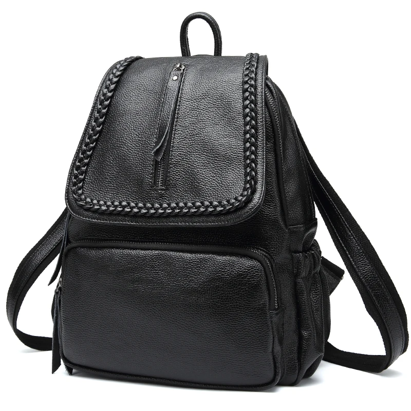KYYSLO Genuine Leather Multi-functional College Wind Weaving Travel Backpack Korean Version Of The Wild Shoulder Bag Women
KYYSLO Genuine Leather Multi-functional College Wind Weaving Travel Backpack Korean Version Of The Wild Shoulder Bag Women