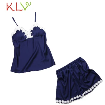 Sleepwear Women Sexy Lace Satin Sleeveless Strap Pajama Set Babydoll Nightwear Lingerie Intimate Ladies pijama mujer 18Dec12
Sleepwear Women Sexy Lace Satin Sleeveless Strap Pajama Set Babydoll Nightwear Lingerie Intimate Ladies pijama mujer 18Dec12