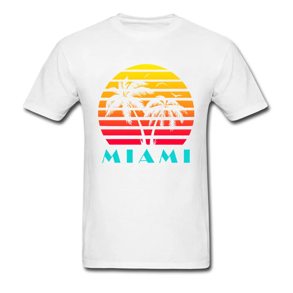 Miami 80s Sunset_white