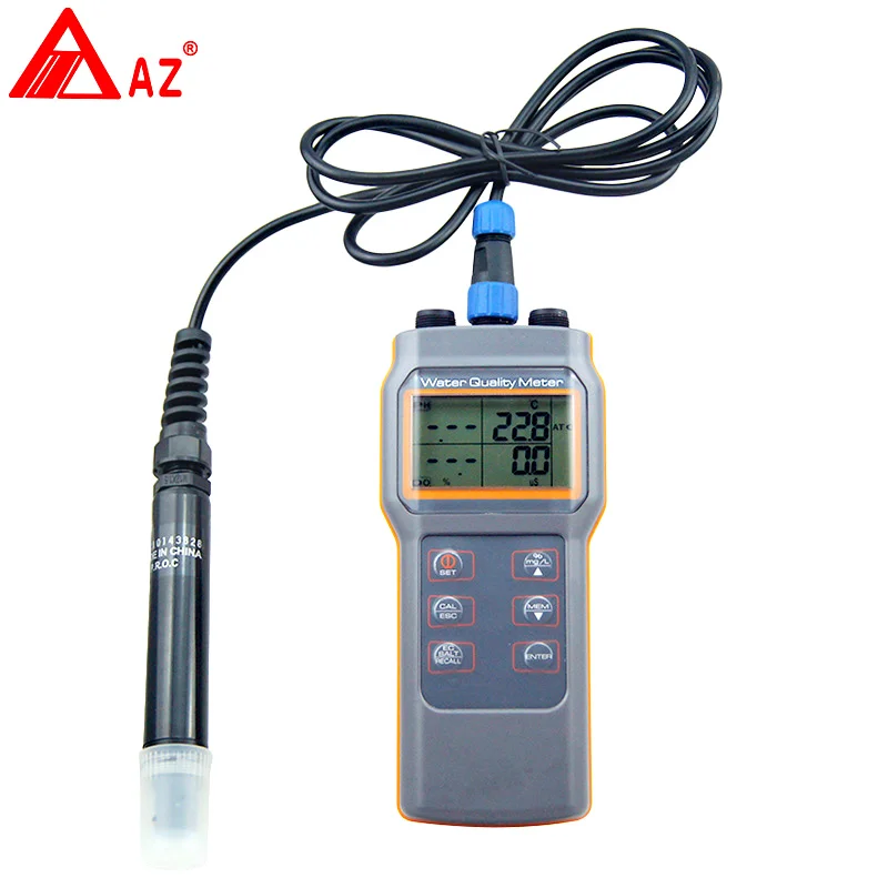 AZ86031 The Updated Version Of AZ8603 The Water Quality Meter Dissolved Oxygen Tester PH Meter PH Conductivit
AZ86031 The Updated Version Of AZ8603 The Water Quality Meter Dissolved Oxygen Tester PH Meter PH Conductivit