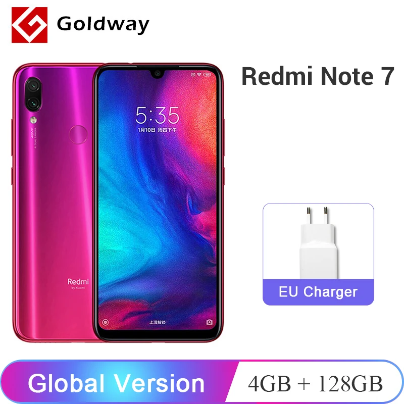 Global Version Xiaomi Redmi Note 7 4GB RAM 128GB ROM Mobile Phone Snapdragon 660 Octa Core 6.3" FHD+ 48MP Dual Camera 4000mAh CE
Global Version Xiaomi Redmi Note 7 4GB RAM 128GB ROM Mobile Phone Snapdragon 660 Octa Core 6.3" FHD+ 48MP Dual Camera 4000mAh CE