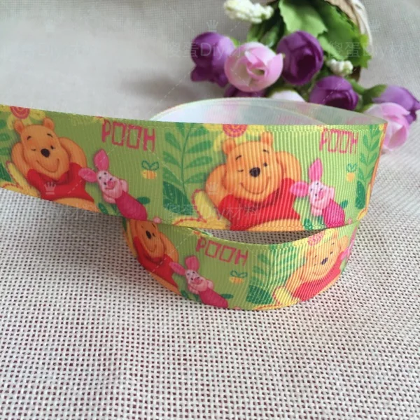 1 "25MM free shipping Winnie bear Cartoon Character Printed grosgrain ribbon party decoration satin ribbons sewing supplies
1 "25MM free shipping Winnie bear Cartoon Character Printed grosgrain ribbon party decoration satin ribbons sewing supplies