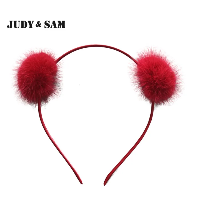 2PCS/Lot Real Mink Fur Pompom Girls Headband for Woman Solid Fashion Detachable Fur Ball Hairband Hair Accessories
2PCS/Lot Real Mink Fur Pompom Girls Headband for Woman Solid Fashion Detachable Fur Ball Hairband Hair Accessories