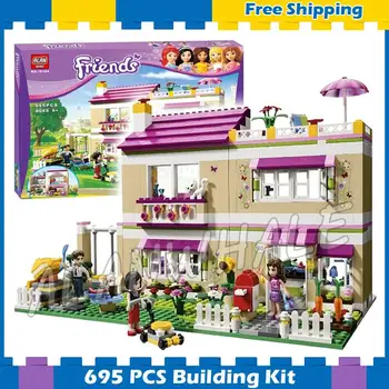 695pcs Friends Heartlake City Princess Olivia's House 10164 Model Building Blocks Lovely Children Gifts set Compatible With
695pcs Friends Heartlake City Princess Olivia's House 10164 Model Building Blocks Lovely Children Gifts set Compatible With