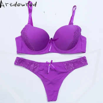 Artdewred Luxury Brand Intimate Set Briefs Bra Set Sexy Lace elegant Women Push up Bra and Panty Set ABC cup Plus Underwear set
Artdewred Luxury Brand Intimate Set Briefs Bra Set Sexy Lace elegant Women Push up Bra and Panty Set ABC cup Plus Underwear set