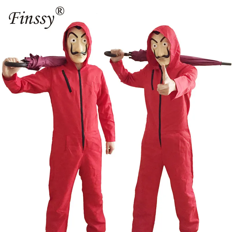 Money Heist The House of Paper La Casa De Papel Dali for Men Carnival Halloween Costume for Women Kids Dress Mask disfraz mujer
Money Heist The House of Paper La Casa De Papel Dali for Men Carnival Halloween Costume for Women Kids Dress Mask disfraz mujer