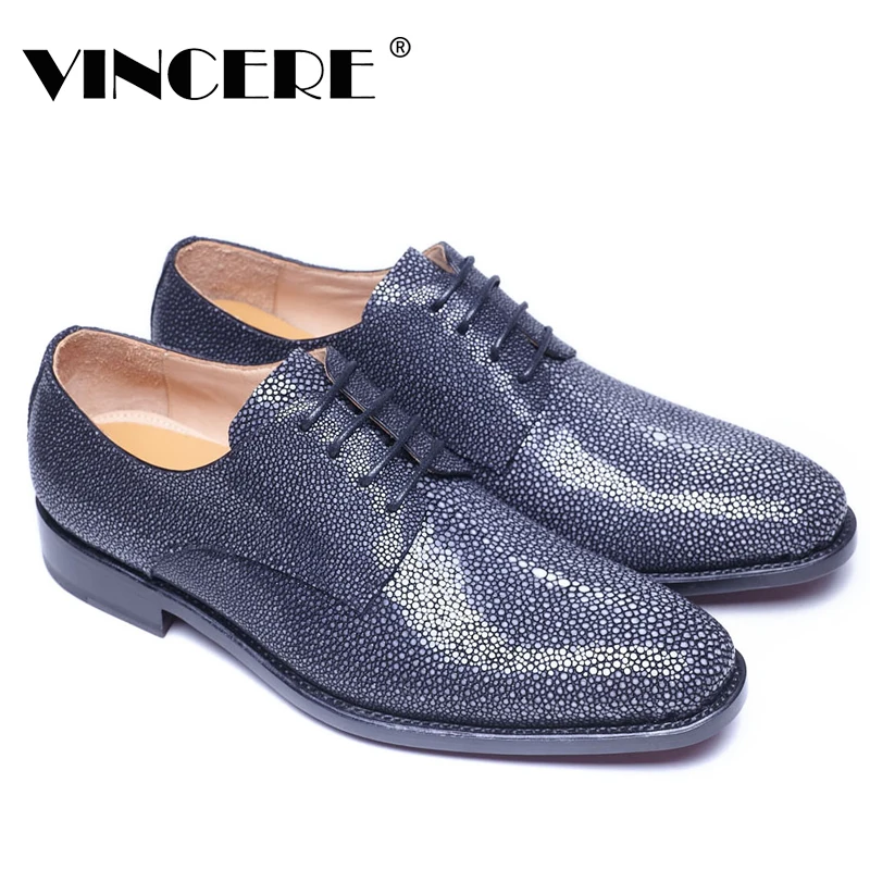 Фото Vincere Одежда высшего качества 100% Мужская обувь из натуральной кожи официальные