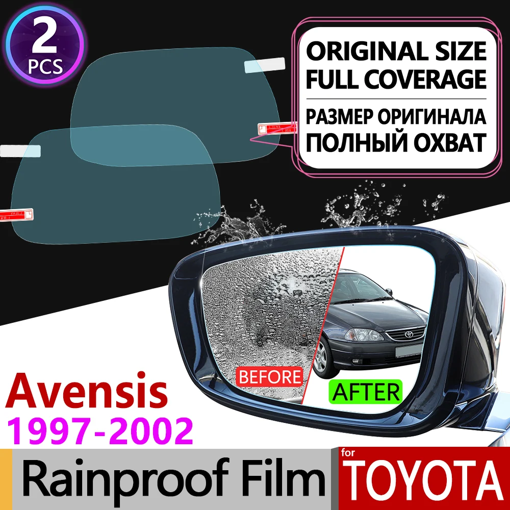 for Toyota Avensis T220 T22 1997 - 2002 Full Cover Anti Fog Film Rearview Mirror Rainproof Anti-Fog Films Clean Car Accessories
for Toyota Avensis T220 T22 1997 - 2002 Full Cover Anti Fog Film Rearview Mirror Rainproof Anti-Fog Films Clean Car Accessories