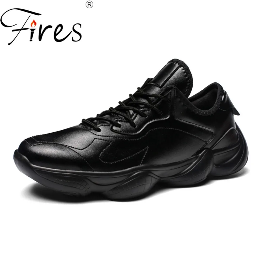 Fires Men Running Shoes Comfortable PU Leather Sport Shoes Black White Breathable Jogging Shoes Male Outdoor Walking Sneakers
Fires Men Running Shoes Comfortable PU Leather Sport Shoes Black White Breathable Jogging Shoes Male Outdoor Walking Sneakers