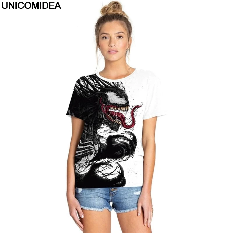 2019 Venom T Shirt Marvel Movie Tees Tops Women Men Unisex Summer T-shirt Short Sleeve Casual Tees Shirts Female Shirts Camiseta
2019 Venom T Shirt Marvel Movie Tees Tops Women Men Unisex Summer T-shirt Short Sleeve Casual Tees Shirts Female Shirts Camiseta