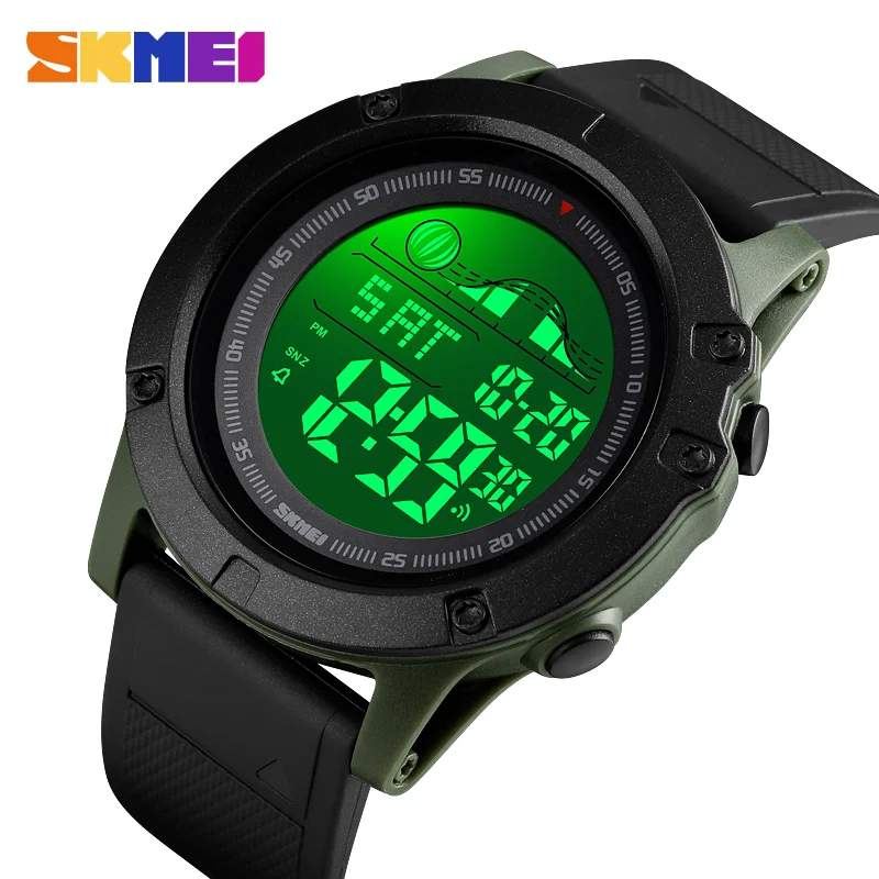 

SKMEI Relogio Masculin 1476 Men Digital Watch Military Sports Watches Multiple Time Zone Chronograph Waterproof Male Wristwatch