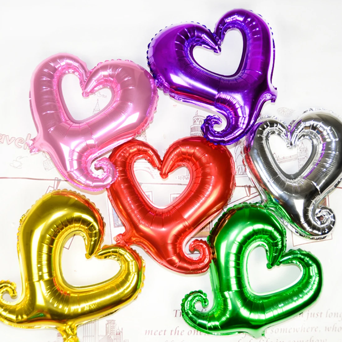 18 inches Wedding Decorations Heart Aluminium Foil Balloons for Bride Groom love Helium Balloons for Wedding Party
18 inches Wedding Decorations Heart Aluminium Foil Balloons for Bride Groom love Helium Balloons for Wedding Party